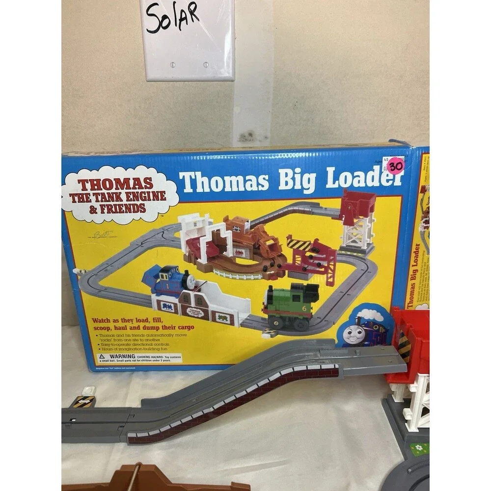 Thomas Big Loader Train Set 1997 TOMY Tested Vintage - Thomas & Friends